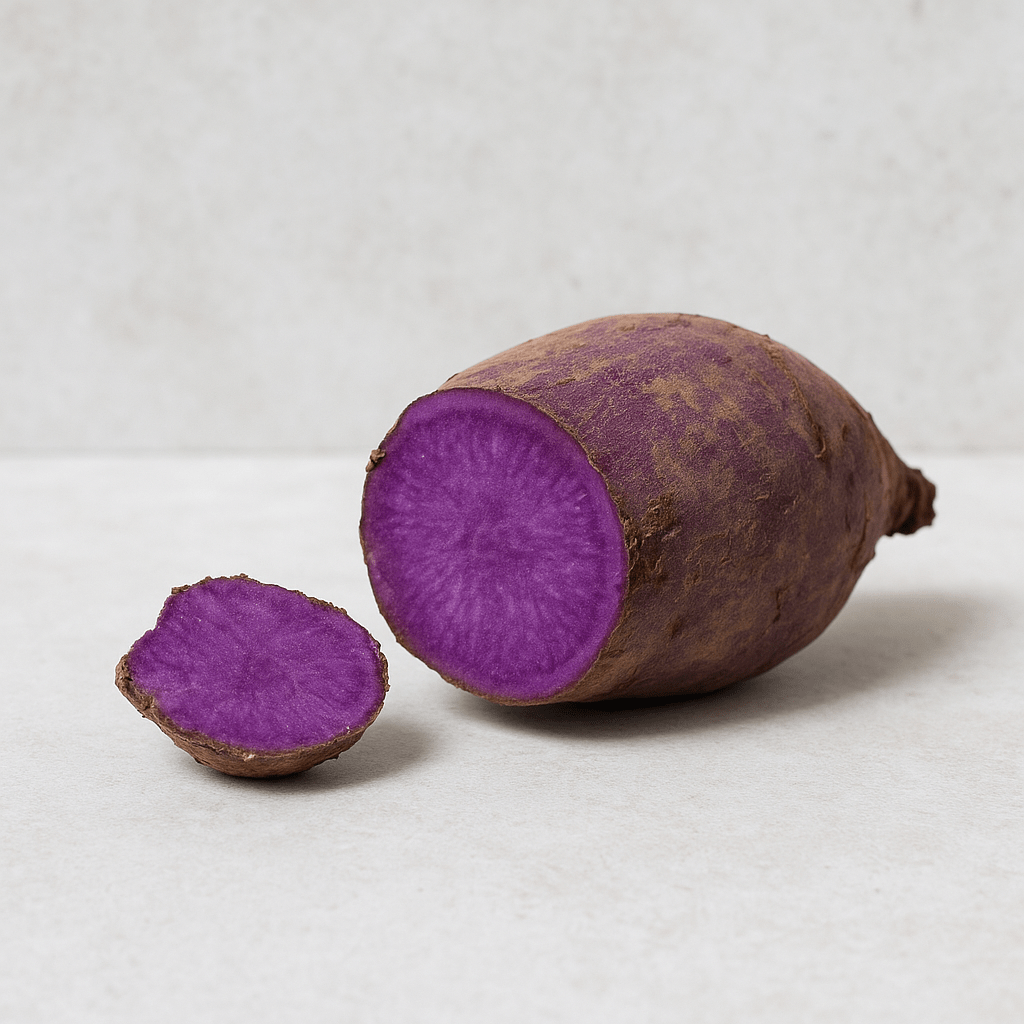 Paarse ube knol